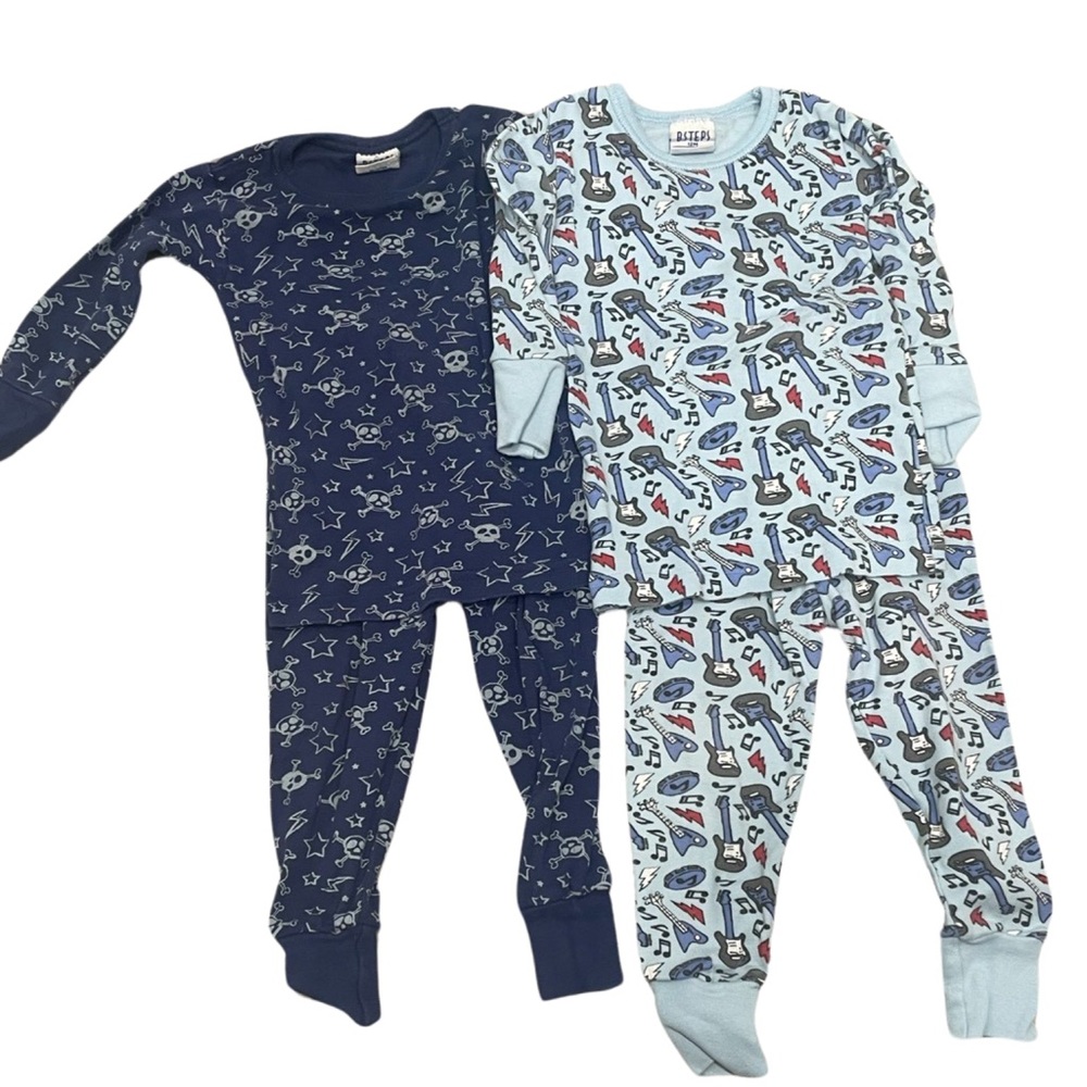 Baby Steps 12M Long Sleeve Pajama Sets- Bundle of 2